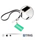 ▷ Cinta porta credencial de Polyester con cable USB