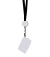▷ Cinta porta credencial de Polyester con cable USB