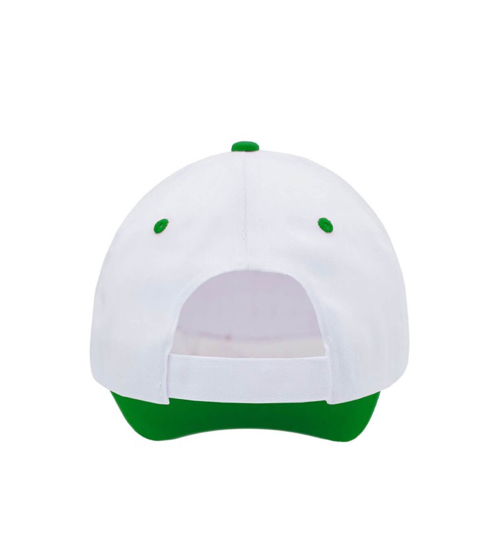 Gorro 5 gajos con velcro K35 - Colores Combinados