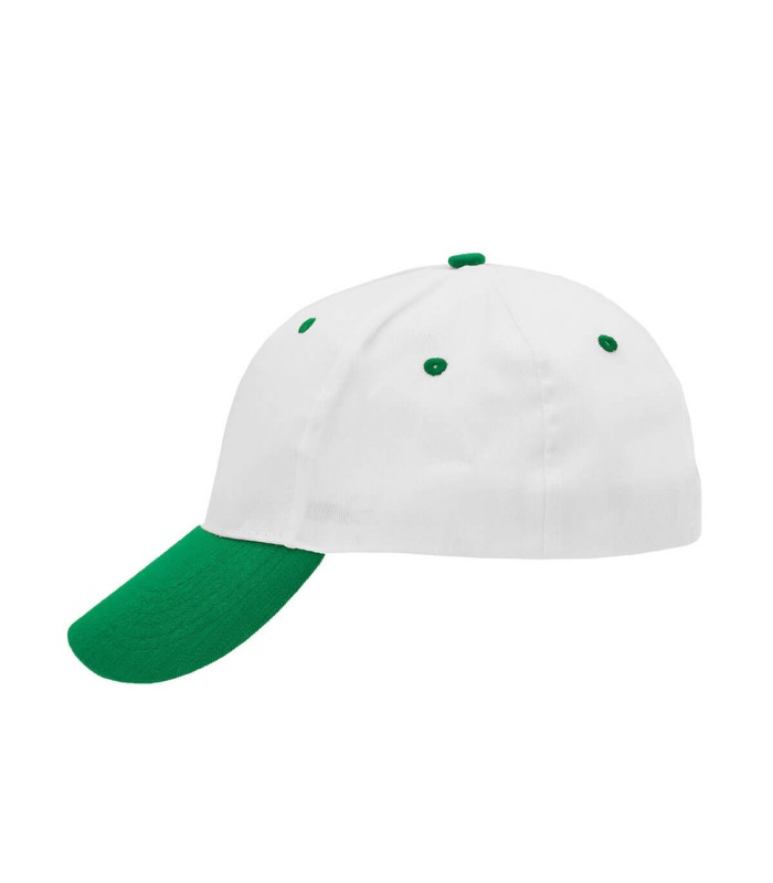 Gorro 5 gajos con velcro K35 - Colores Combinados
