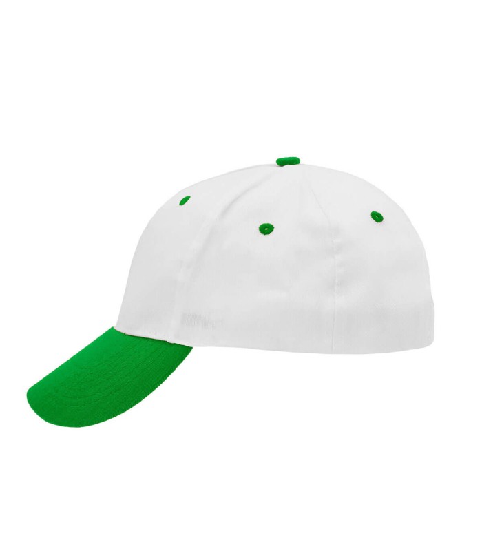 Gorro 5 gajos con velcro K35 - Colores Combinados