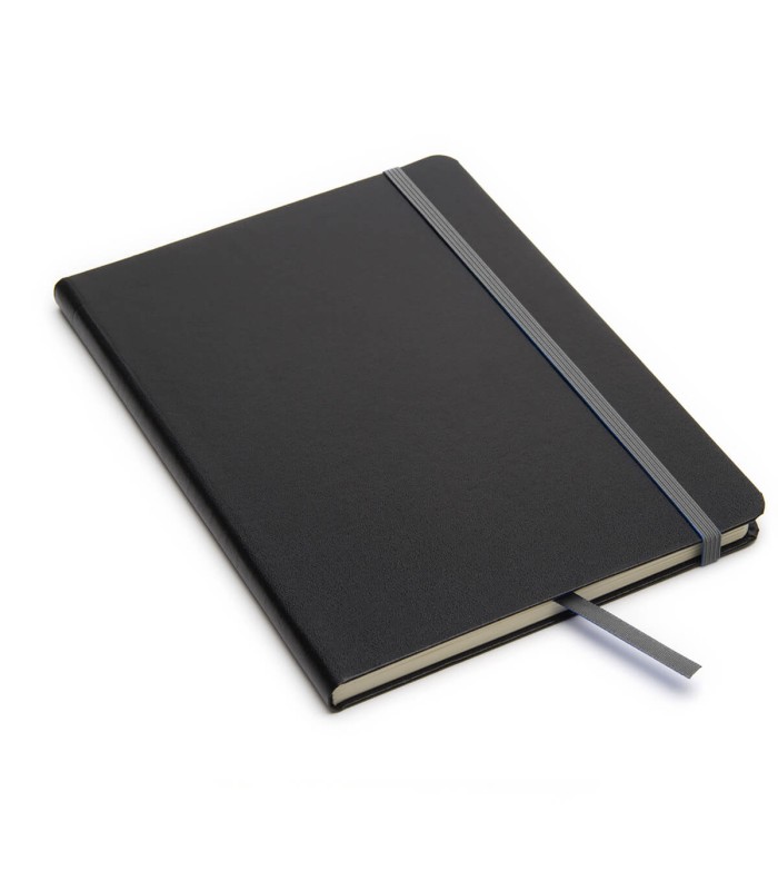 Cuaderno Writer A5 80 hojas Tapa Negra con detalle