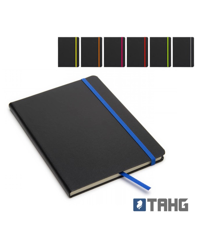 Cuaderno Writer A5 80 hojas Tapa Negra con detalle