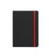 Cuaderno Writer A5 80 hojas Tapa Negra con detalle