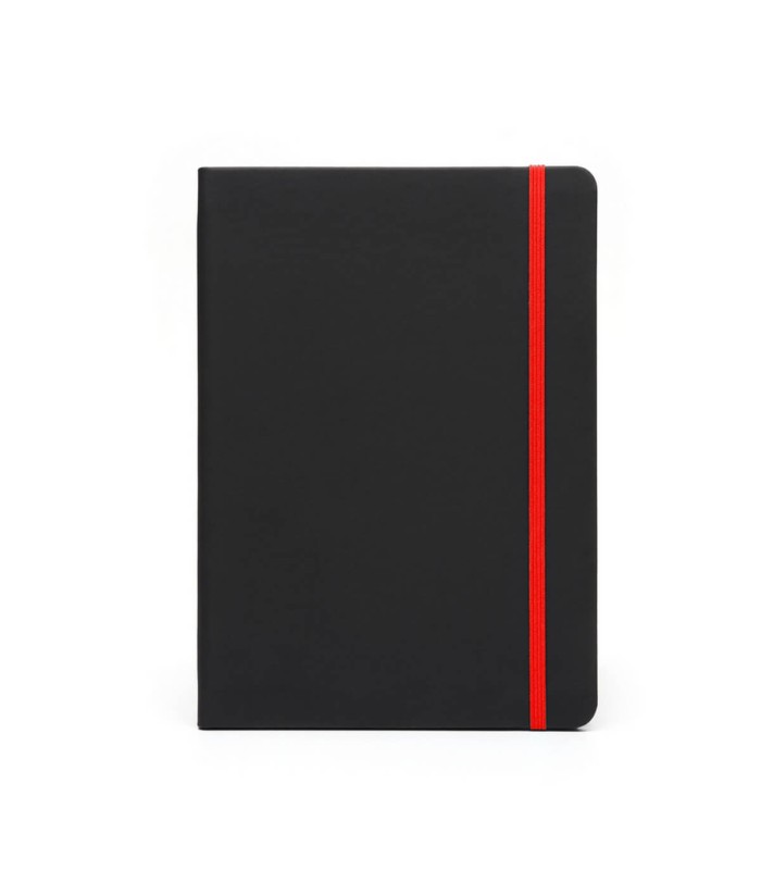 Cuaderno Writer A5 80 hojas Tapa Negra con detalle