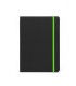 Cuaderno Writer A5 80 hojas Tapa Negra con detalle
