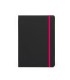 Cuaderno Writer A5 80 hojas Tapa Negra con detalle