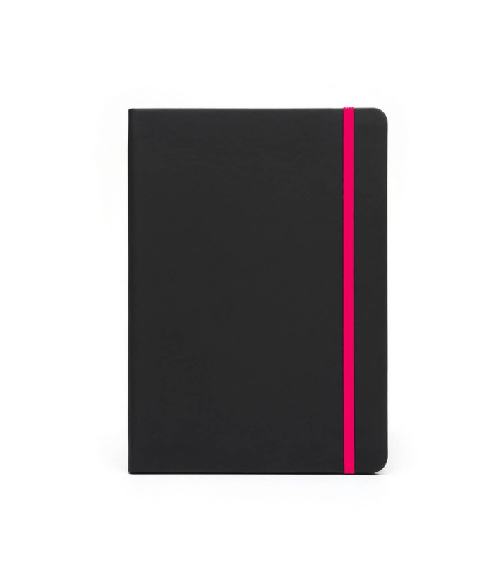 Cuaderno Writer A5 80 hojas Tapa Negra con detalle