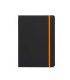 Cuaderno Writer A5 80 hojas Tapa Negra con detalle