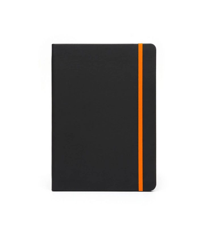 Cuaderno Writer A5 80 hojas Tapa Negra con detalle