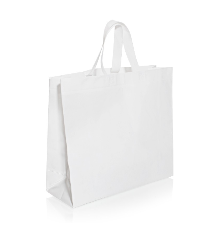Bolsa de Friselina con Manijas de Tira 42x37x16x16 cm