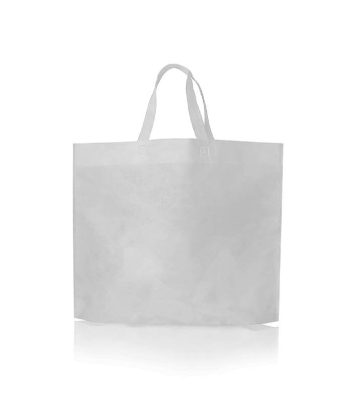 Bolsa de Friselina con Manijas de Tira 60x50x10 cm