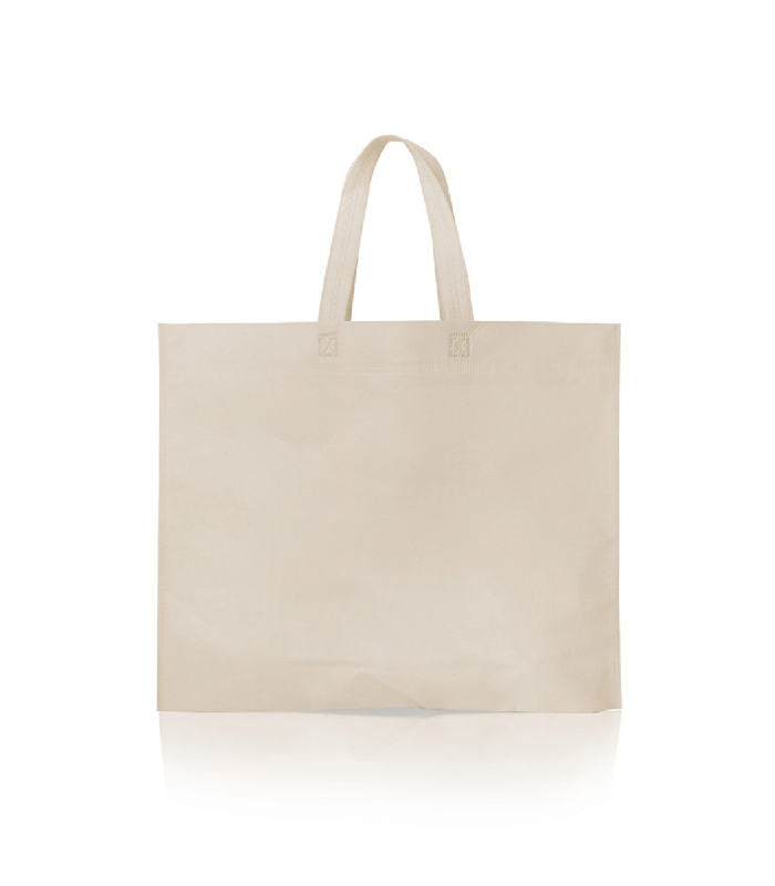 Bolsa de Friselina con Manijas de Tira 60x50x10 cm