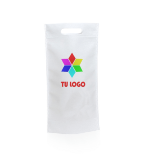 Bolsa de Friselina con Manijas Riñón Para Vino. Varios Colores