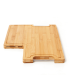 Tabla de bamboo con set de cuchillos