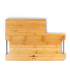 Tabla de bamboo con set de cuchillos