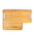 Tabla de bamboo con set de cuchillos
