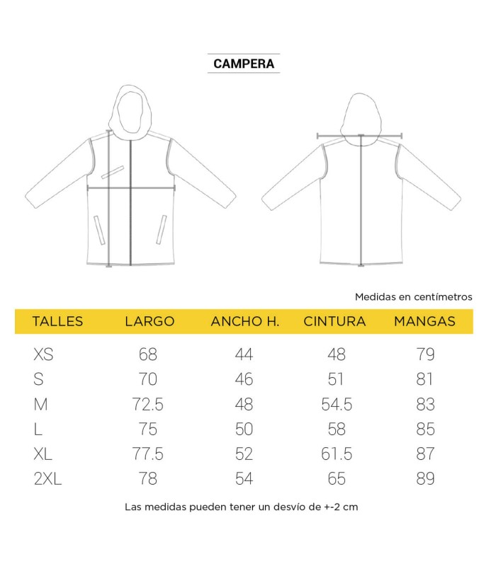 Campera Rompeviento Pampero