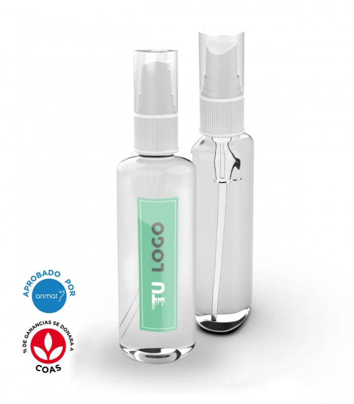 ▷ Alcohol Sanitizante 65 ml con Pulverizador