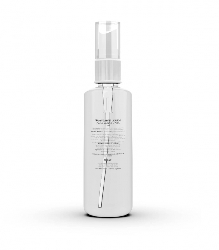 ▷ Alcohol Sanitizante 65 ml con Pulverizador