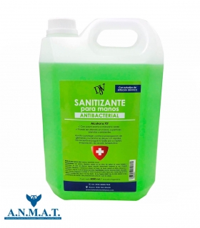 ▷ Alcohol Sanitizante Aromatizado en Bidon de 5 Litros