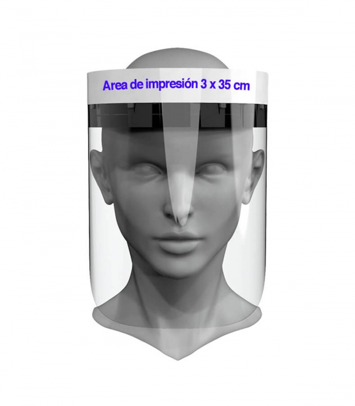 ▷ Máscara Facial Protectora 500 micrones