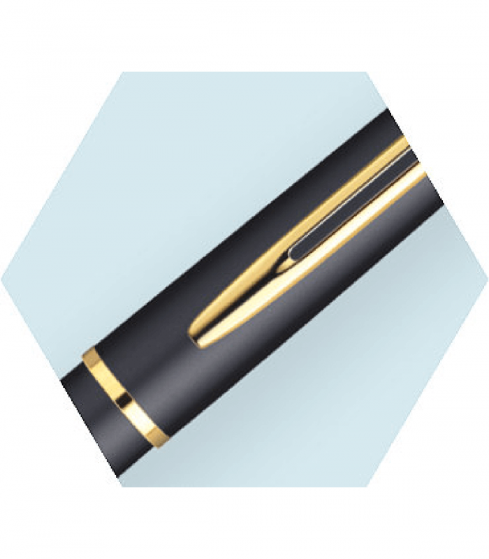 Pluma Waterman Hemisphere Estilográfica Essential Matt Black Fountain Pen GT
