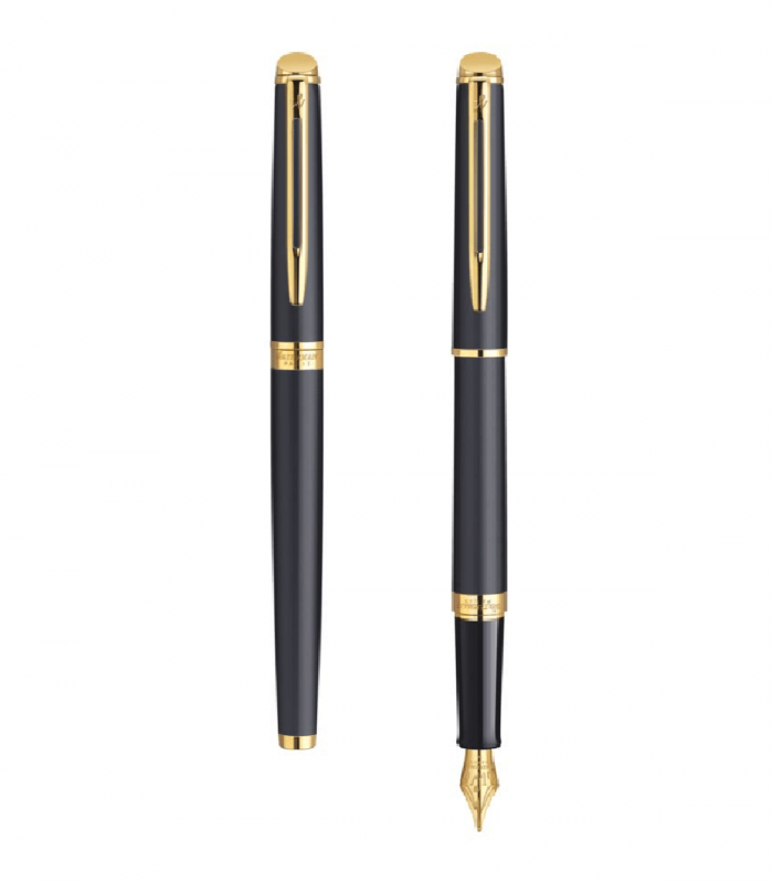 Pluma Waterman Hemisphere Estilográfica Essential Matt Black Fountain Pen GT
