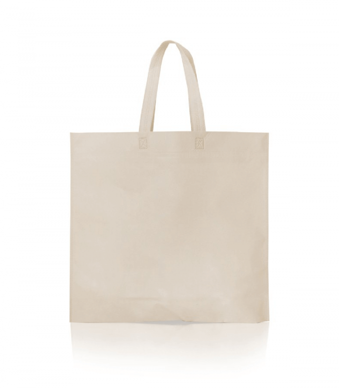 Bolsa de Friselina con Manijas de Tira 45x40x10 cm