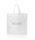 Bolsa de Friselina con Manijas de Tira 45x40x10 cm