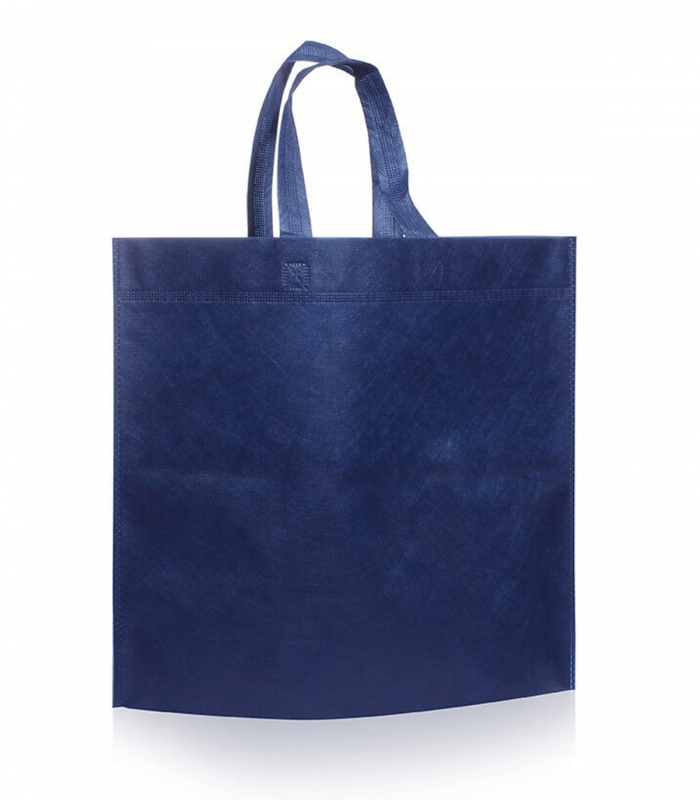 Bolsa de Friselina con Manijas de Tira 45x40x10 cm