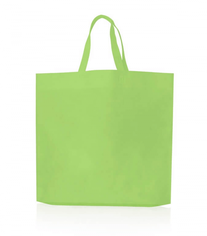 Bolsa de Friselina con Manijas de Tira 45x40x10 cm